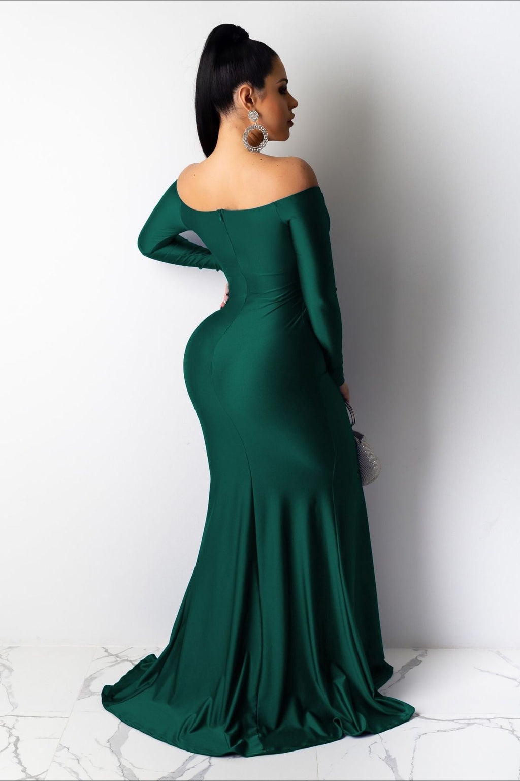 Long Sleeve Bodycon Maxi Dress