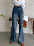 Vintage Blue High Rise Flare Jeans