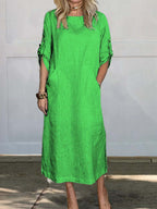 Women's Casual Cotton Dress