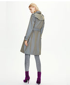 Khaki Double-Breasted Coat