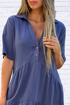 Plus Size Tiered Mini Dress | Ruffle Hem Women__ Style