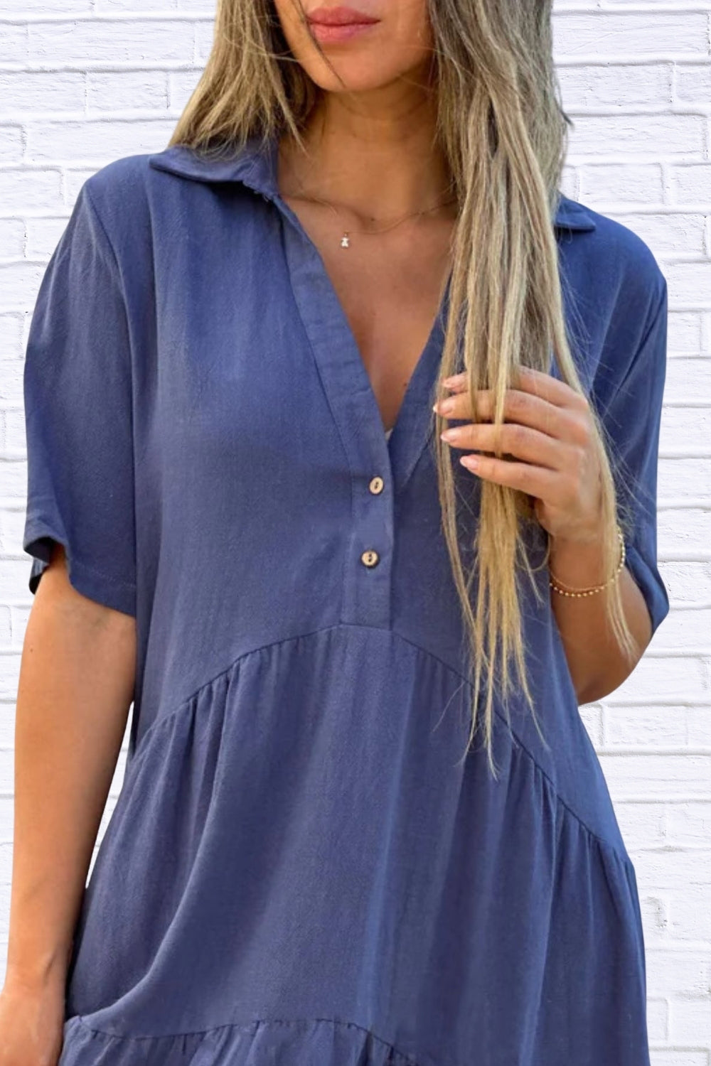 Plus Size Tiered Mini Dress | Ruffle Hem Women__ Style