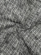 V-neck Houndstooth Textured Fabric Grace Profession Mini&Short Dresses