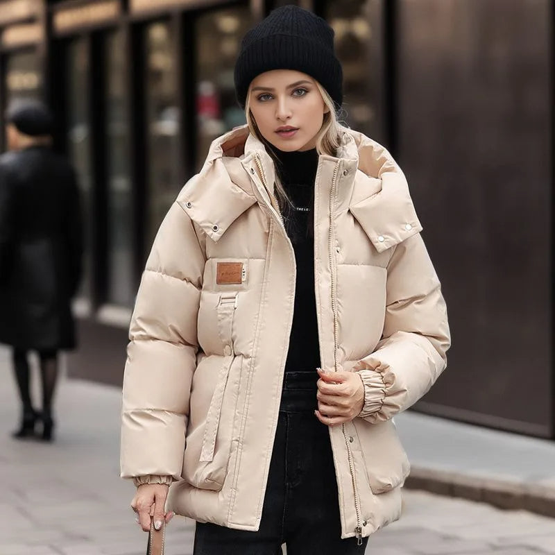 | Hooded winter jacket, warm coat