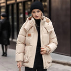 | Hooded winter jacket, warm coat