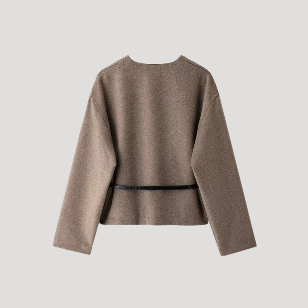 | Women’s Belted Wrap Jacket Top