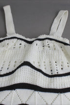 Knit Spaghetti Strap Split Sweater Dress