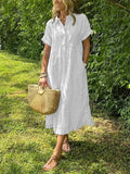 | Striped Shirt Dress