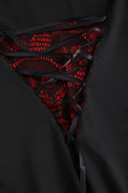 Punk Fitted Halloween Gothic Dress