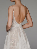 Embroidered Sleeveless Midi Dress
