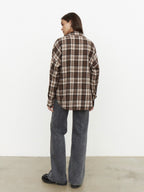 Plaid Oversize Coat Shirts
