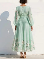 Vacation Formal Dress Printed Maxi Dresses