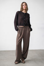 Relaxed Fit Knit Cardigan