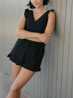 Swim Romper Built-In Bra