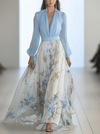 Zara | Elegant Floral Maxi Dress