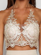 Sexy Lace Camisole Crop Top