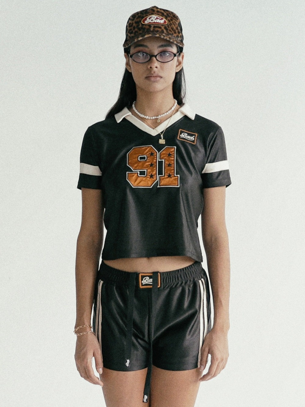 BADBLOOD Slim-fit Football Jersey T-shirts