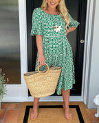 Samantha Timeless Casual Polka Dot Dress Designer Edit