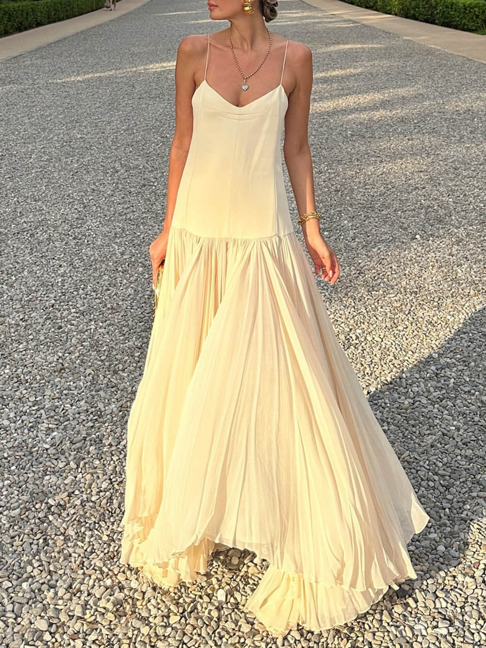 Eva Minimalist Stylish Waist Dress Designer Edit