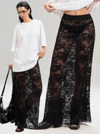 Lace High Waist Perspective Fashion Skirts
