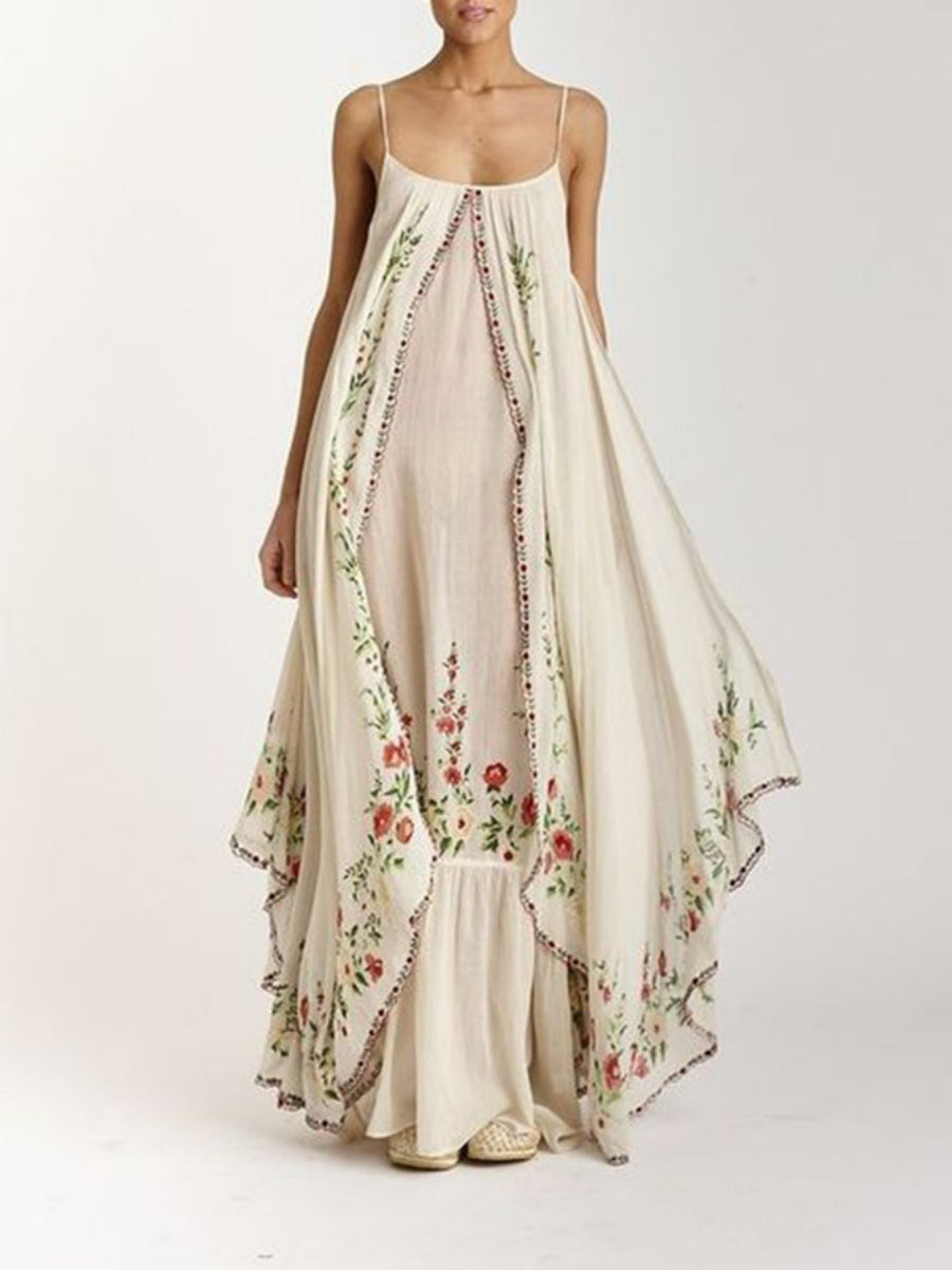 Floral Print Maxi Dress