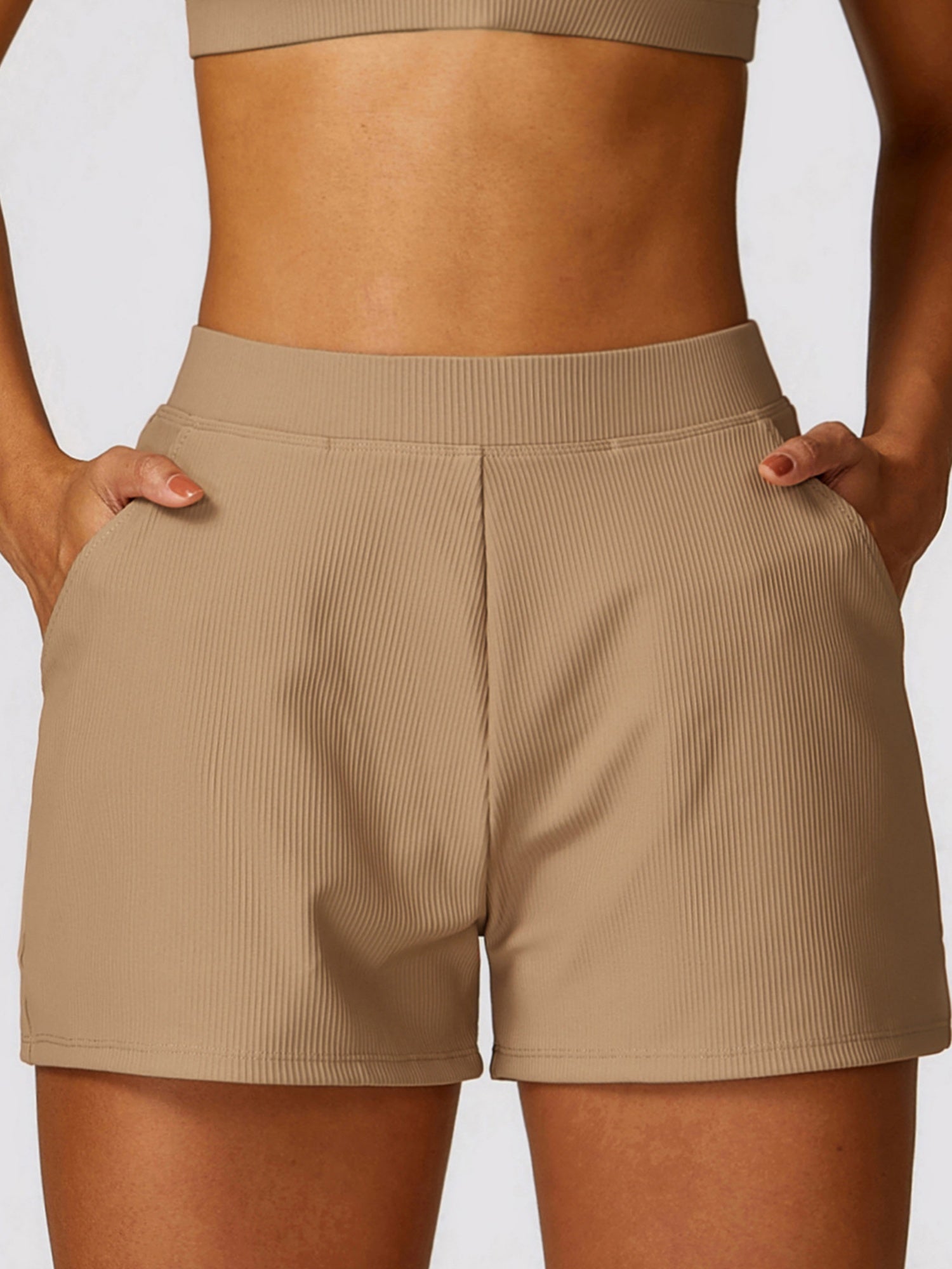 Quick-drying Breathable High-waisted Running, Yoga, And Fitness Shorts