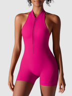 Zipper Lifting Buttocks And Beautifying Back Sports Onesie Yoga Suit