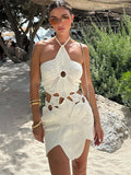 Starburst Cutout Knit Dress
