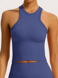 Seamless Tights T-back Fitness Exercise Yoga Tank Tops