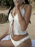 Cutout Fabric Bikini