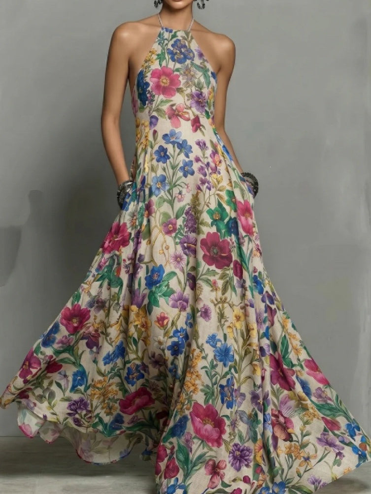 Floral Print Midi Dress