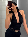 Halter V-neck Vest