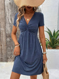 Crossed Knit Dress
