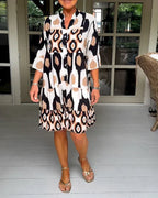 Ilona Statement Casual Dress Elevated Occasion Wear