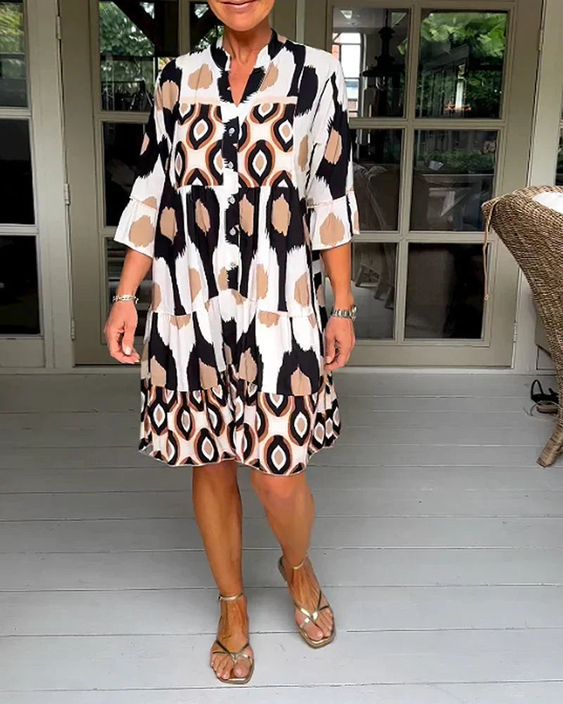Ilona Statement Casual Dress Elevated Occasion Wear