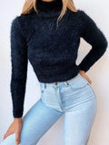 Long Sleeve Turtleneck Mao Mao T-shirts