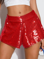 Sequins High Elasticity Shorts