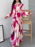 Simple Solid Color Patchwork Dress