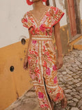 Liber Summer Women's Printed Maxi Dresses