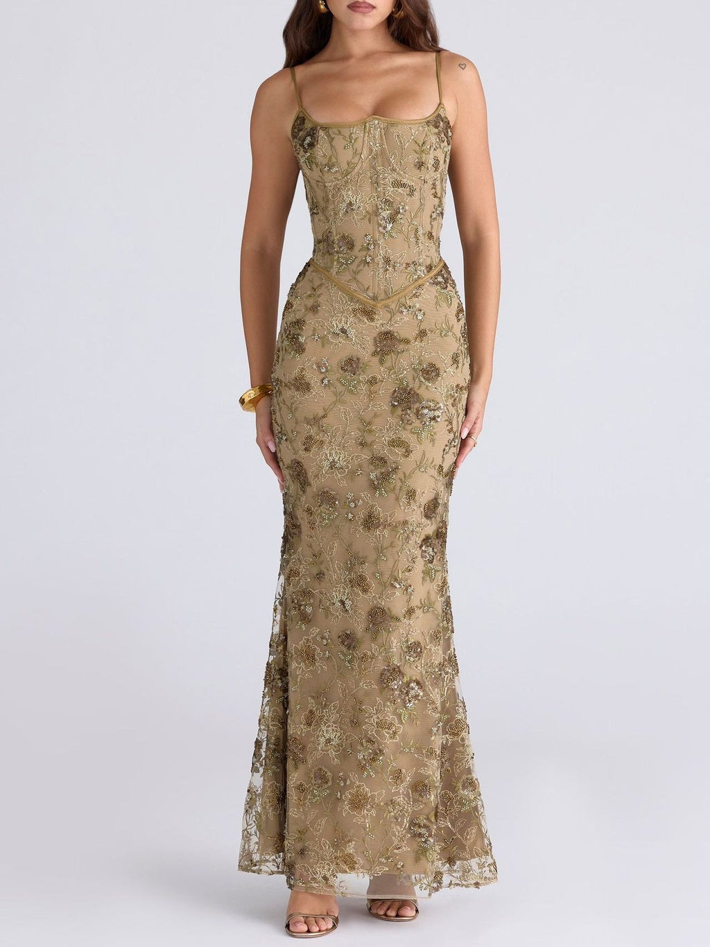 Low-cut Sleeveless Sexy Backless Tie-up Long Dress