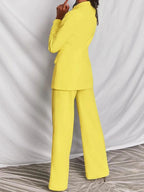 Rosalía Chic Blazer and Trousers Set for Women's Business Dress Elevated Occasion Wear