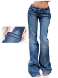Slim Fit Stretch Washing Trumpet Jeans