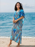Resort-style Printed Loose Beachwear