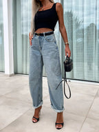 Loose Distressed Jeans