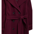 | Elegant burgundy coat