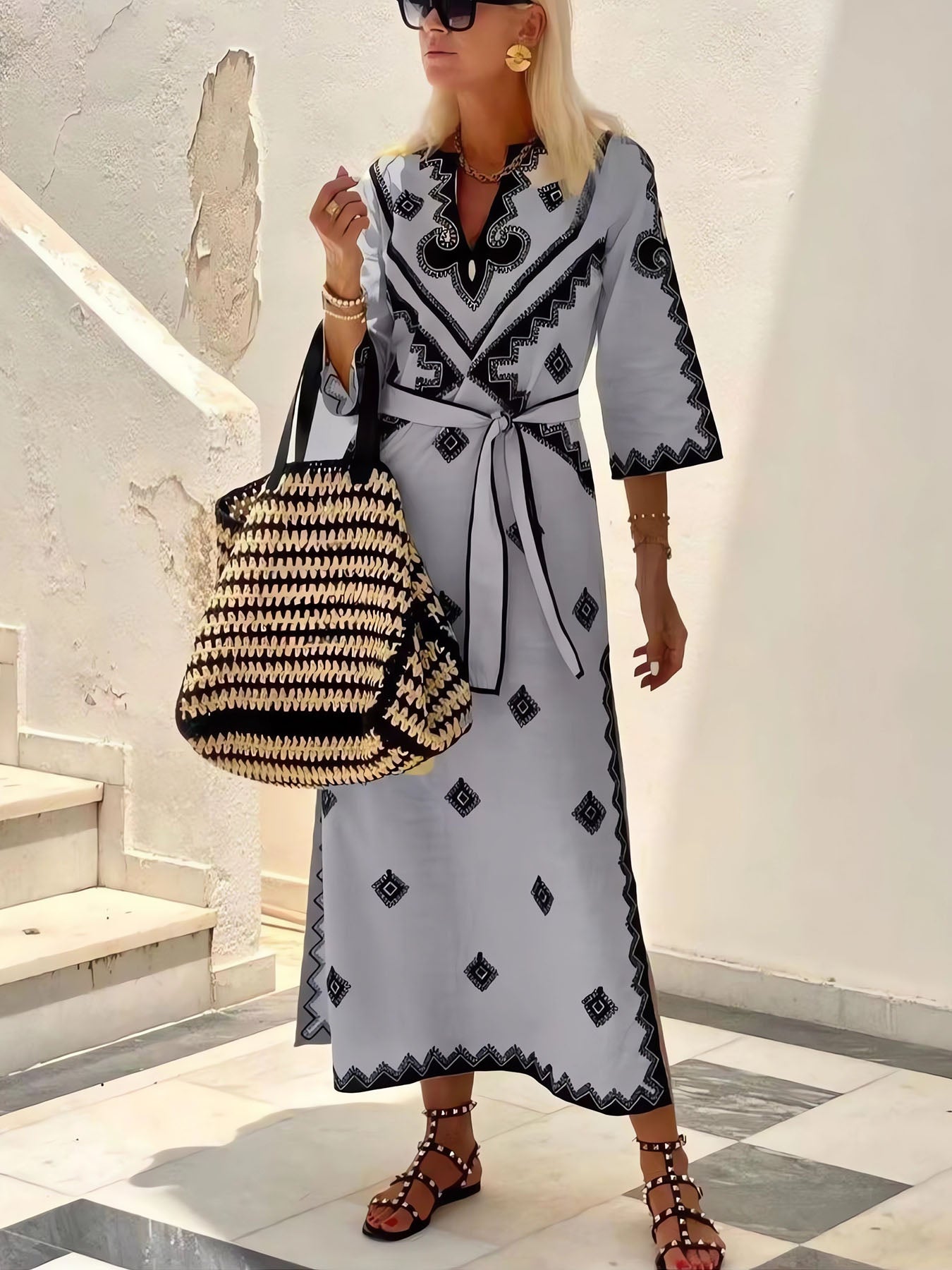 Boho Belt Dress
