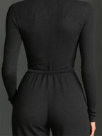 | Elegant Zipper Jumpsuit