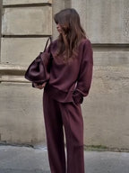 Relaxed Fit Sweatshirt Matching Set