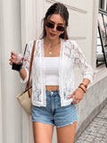 Perspective Lace Temperament Trim Jackets