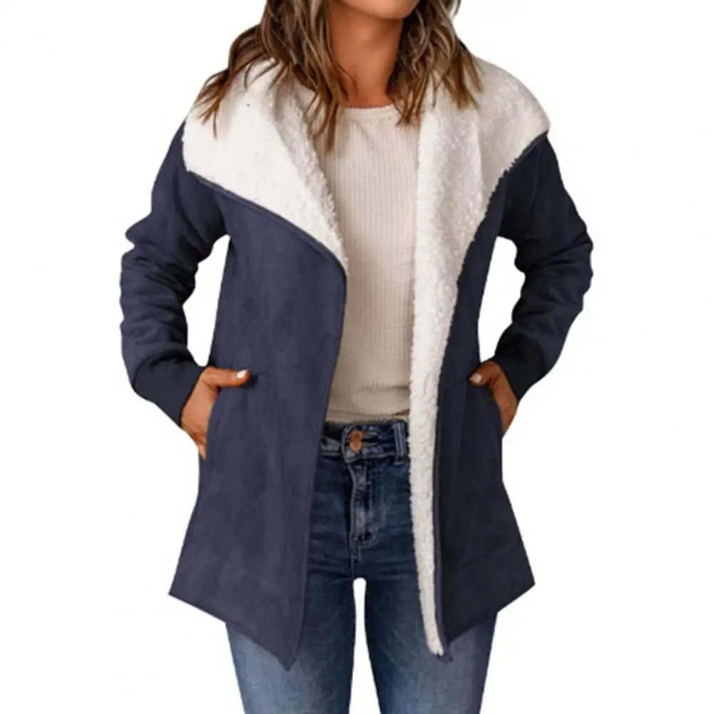 | Plush coat in winter color